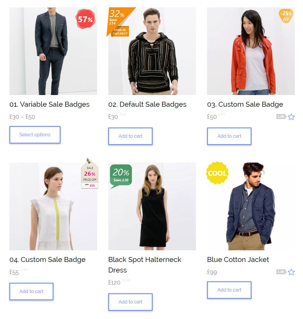 Improved Sales Badges plugin for WooCommerce