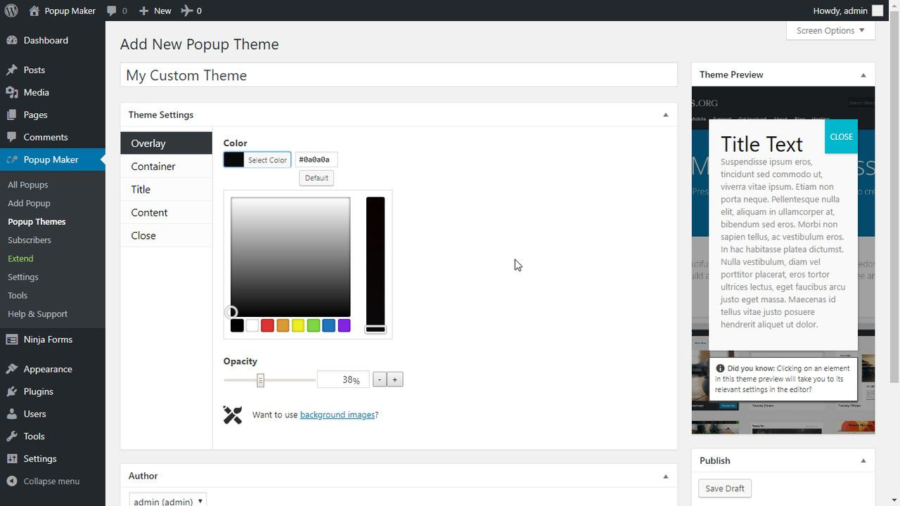 Popup Maker plugin for WooCommerce