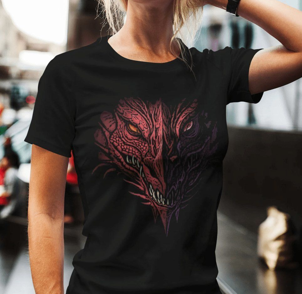 fantasy dragon tshirt