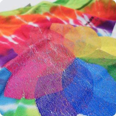 cracked colorful print