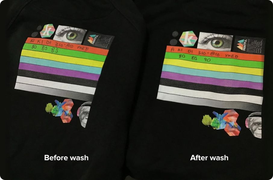 before and after wash
